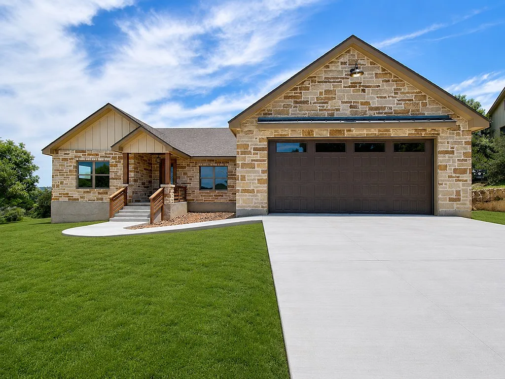 Custom Home 3 Front View