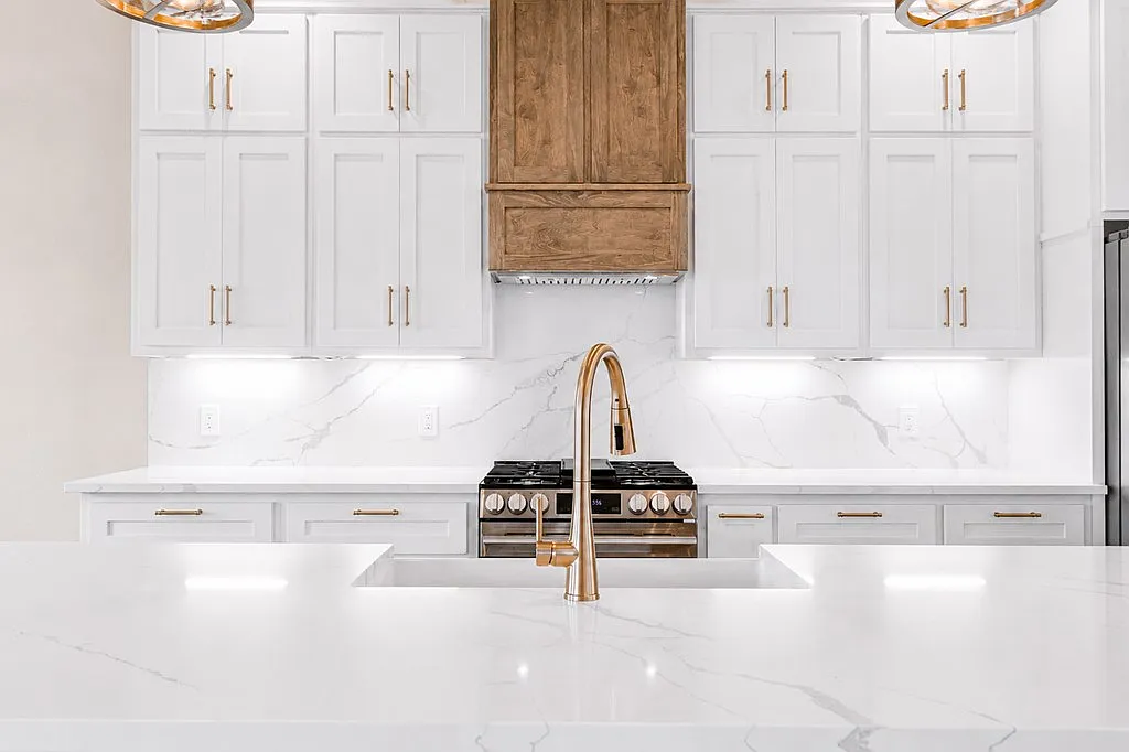 Custom Home 3 Kitchen Island View