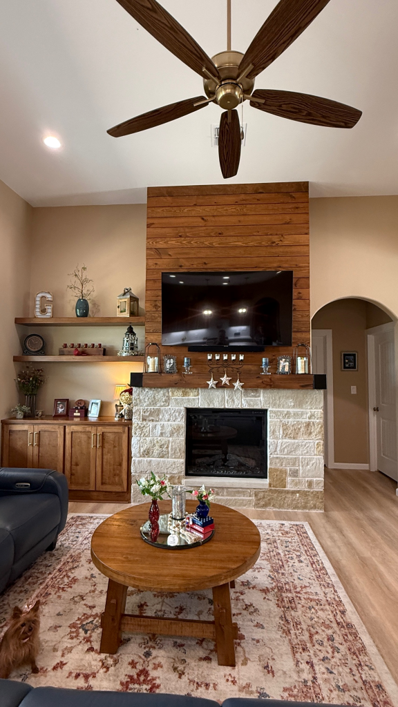 Custom Home 4 Living Room